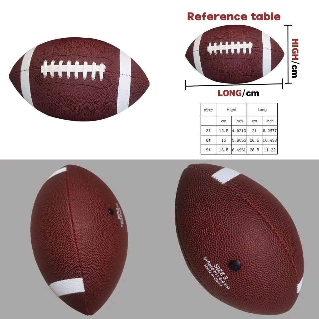 

Competition Ball American Football Training Ball for Training Recreational Play A70D