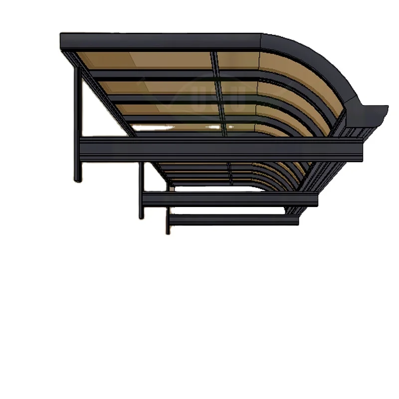 

Modern Design Polycarbonate Sheet Roof / Aluminum Frame Balcony Awnings for Gardens