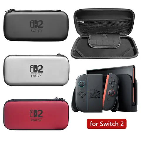 2025 स्विच 2 एक्सेसरीज़ के लिए स्लिम ट्रैवल कैरीइंग केस, वाटरप्रूफ EVA हार्ड शेल प्रोटेक्टिव स्टोरेज हैंड बैग NS 2 10 best sales सैक गेमर - №8