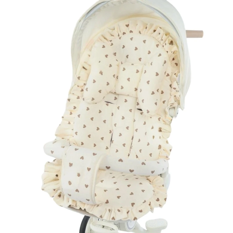 Universal Strollers Cushions Insert Machine Washable Cotton Fabric Strollers Liner