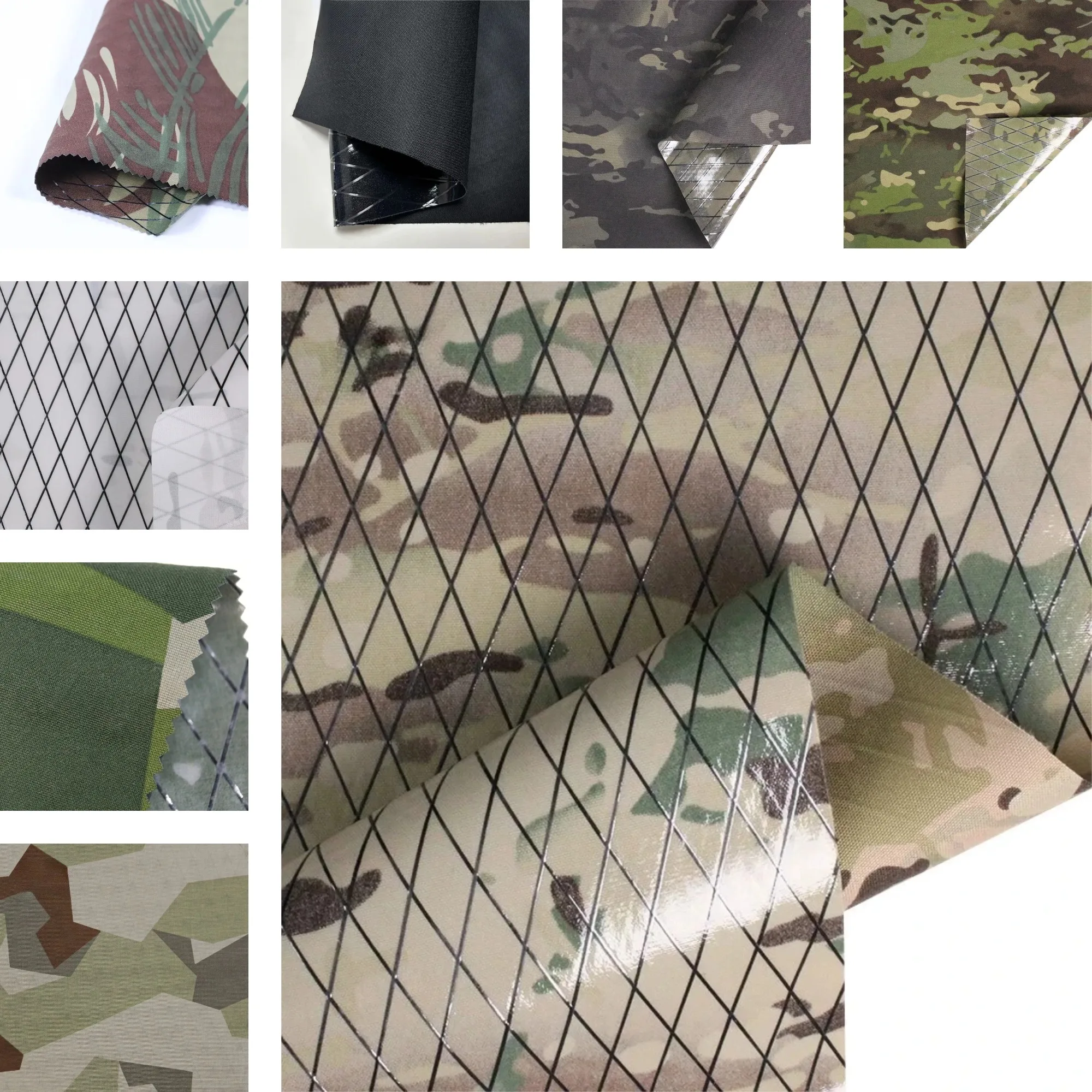 1x1.4m XPAC Fabric Mesh High-strength Composite Waterproof Luggage Outdoor Equipment 500D Nylon Clothing Sewing DIY