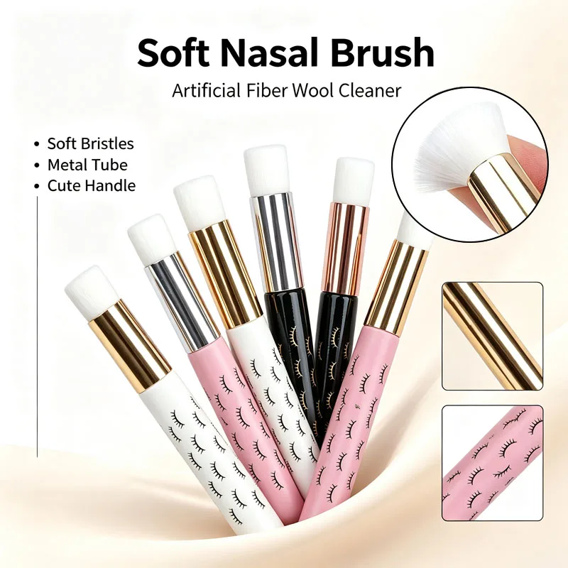 New 5/10pcs Brushes for Washing Eyelashes Lash Shampoo Brush Off Nose Pore Blackhead Remover Makeup Tool JJMGJ07