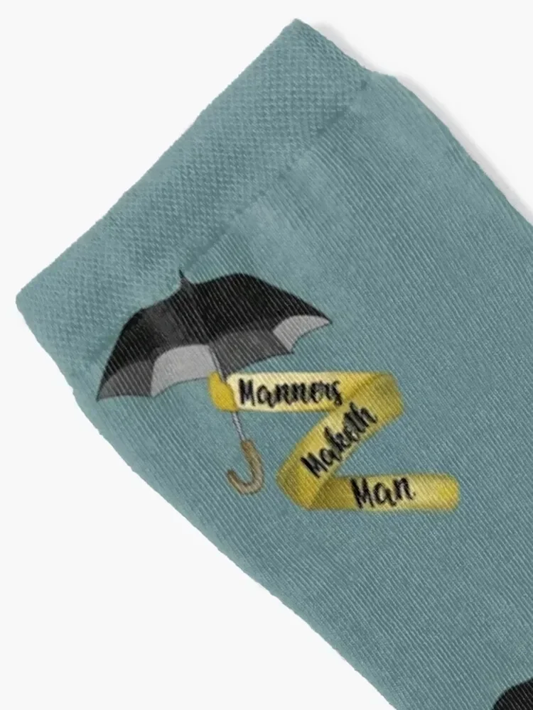 Kingsman Umbrella Manners Maketh Man Socks christmas gifts sport luxury winter thermal Socks Man Women's