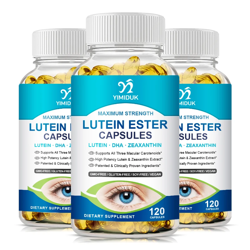 Vitamin B12 Lutein Ester Capsules Zeaxanthin Supports Eye Fatigue& Dry Eyes & Vision Healthy Lutein Mixture