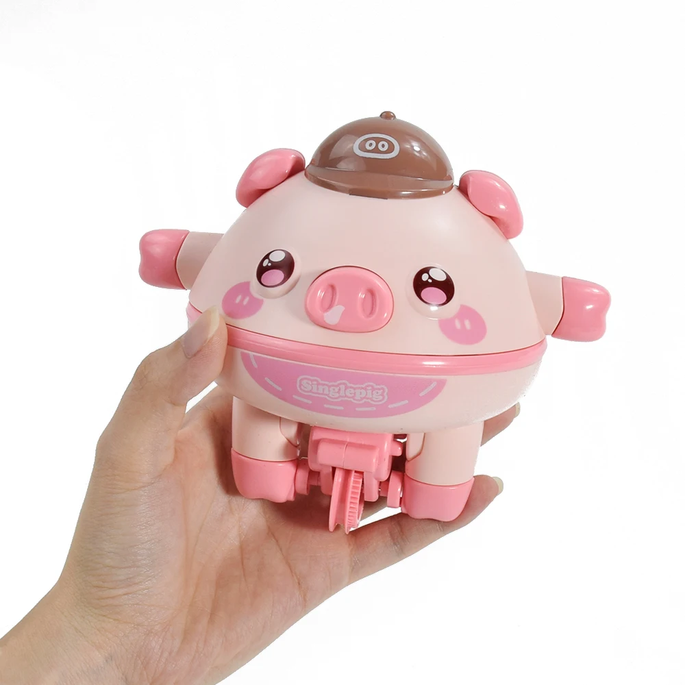 Children's Rolling Balance Game Novel Rope Walking Unicycle Acrobatics Rolling Balance Pig - Fun Activity for Kids
