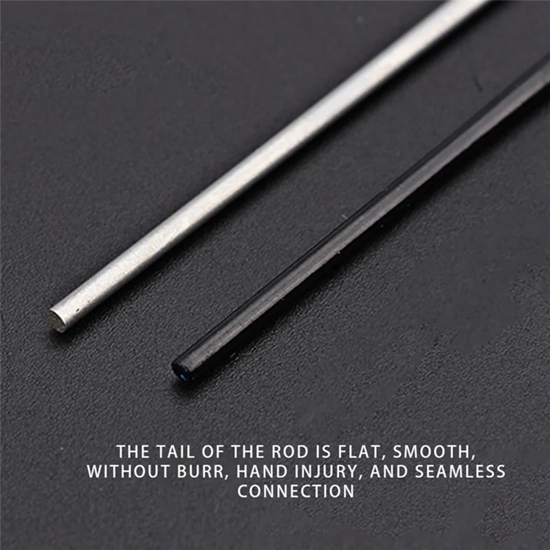 

B06C-5 Pcs 55Cm Half Titanium Alloy Raft Stick Tip Pole Crane Repair Refit Replacement Fishing Tackle