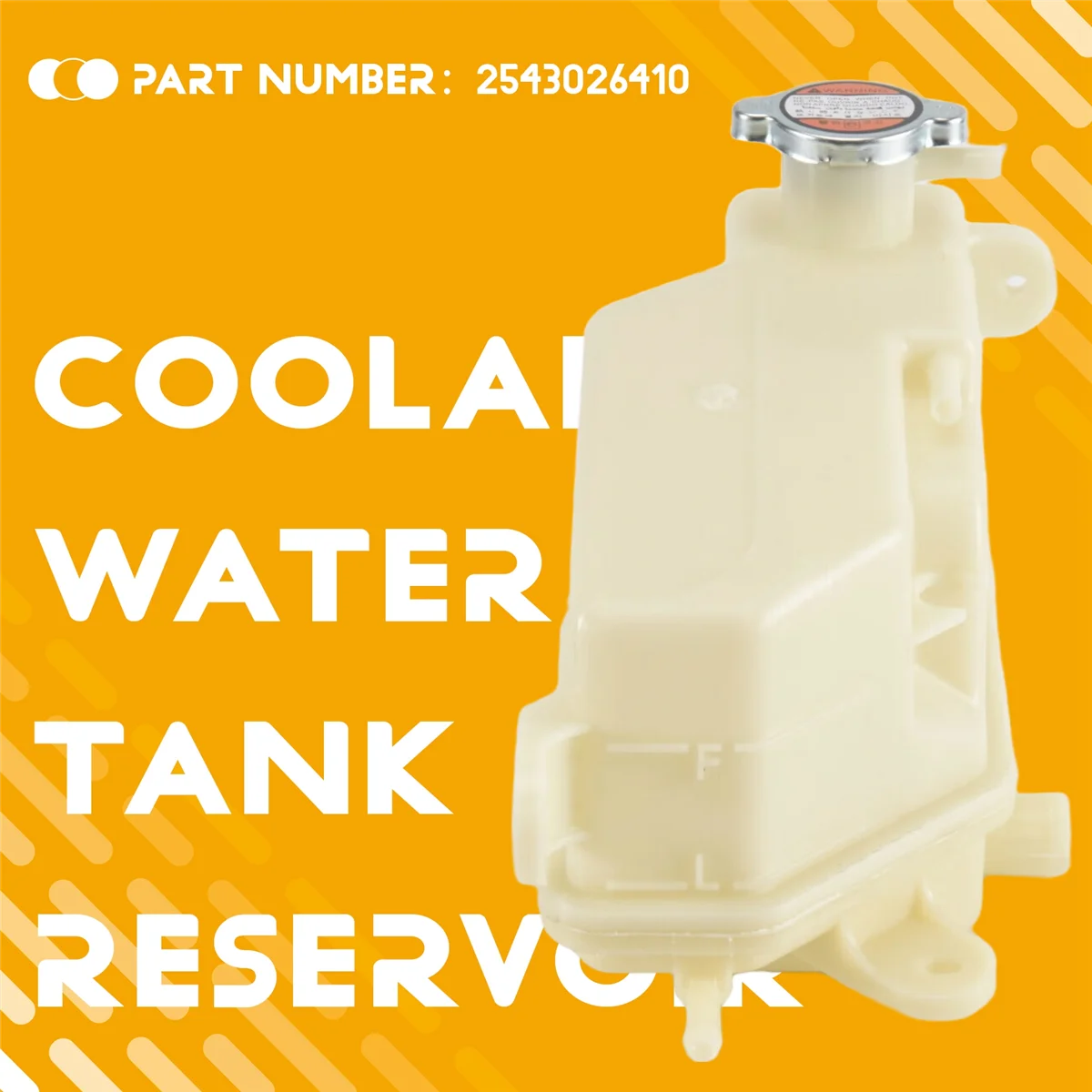 

A02Q-Car Engine Coolant Tank Reservoir for Hyundai Santa Fe 2000-2005 25430-26410 2543026410