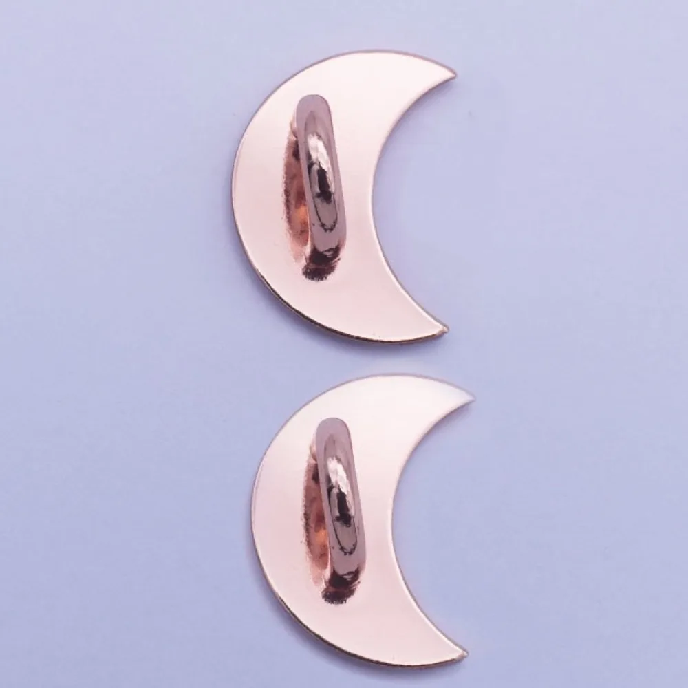 Starry Sky Stars Moon Phone Charm Holder Stand Silver Gold Phone Case Finger Ring Metal 2.5cm Phone Hook Buckle DIY Handmade