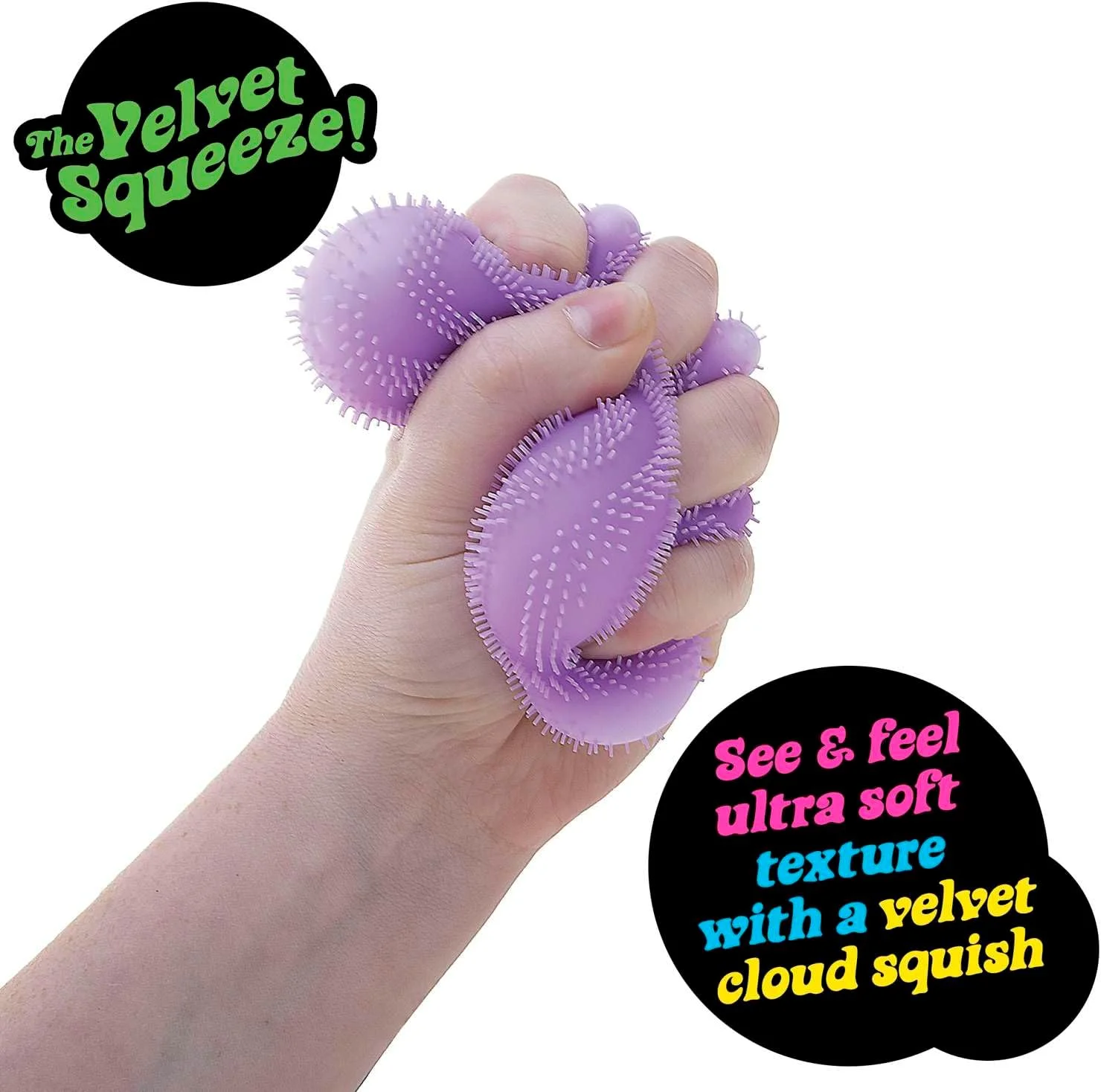 Nee Doh Fuzz Ball Blind Box Series: Brinquedo Antiestresse de Mesa para Alívio do Estresse, Ideal para Pessoas Sob Pressão, Bola Macia Divertida para Aliviar o Estresse