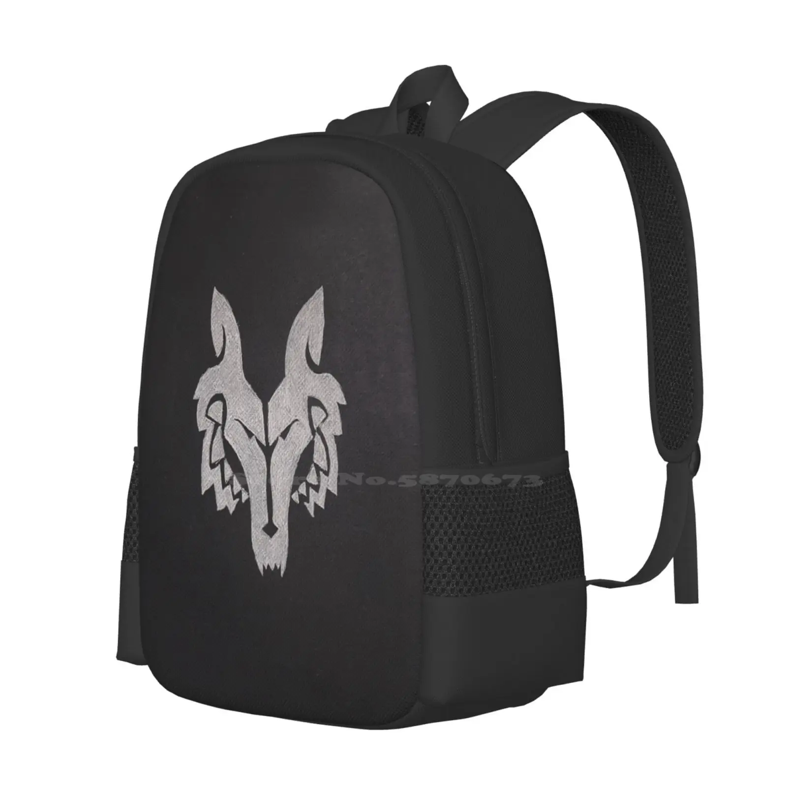 Wlfpck mochila para estudiantes universitarios adolescentes, bolsas de diseño de patrón, paquete de Lobo, The Clone Wars 104Th Battle Republic 104Th clon Trooper