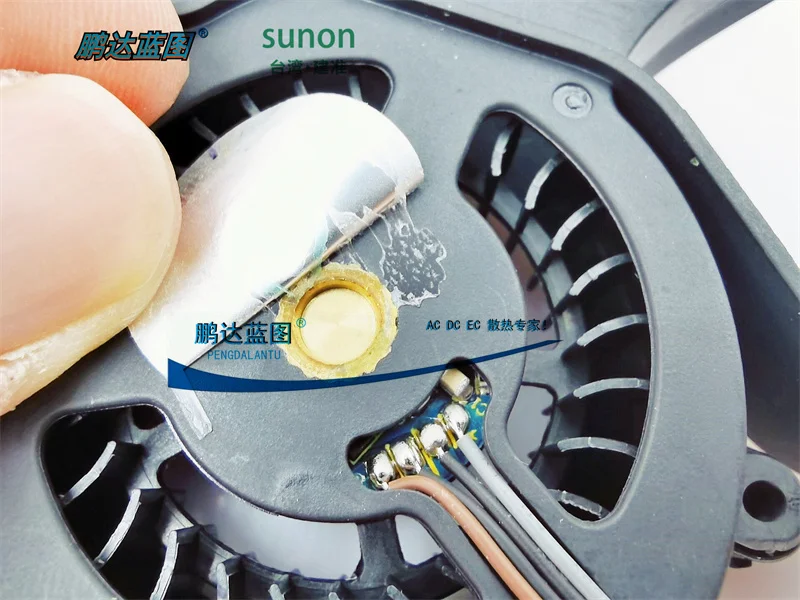 Jianzhun kipas pendingin piringan keras, turbin B1206PHV1-A Blown magnetik 12V 2.9W komputer Apple