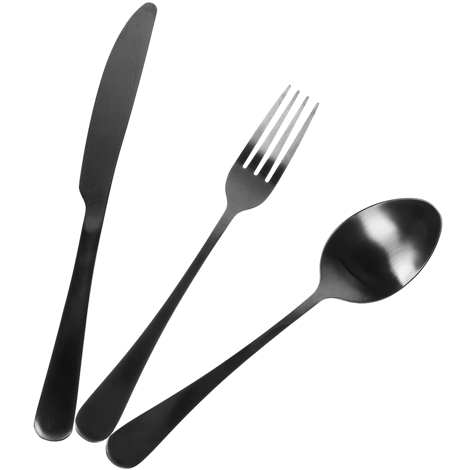 

Travel Stainless Steel Cutlery Set Fork Silverware Spoons Portable Utensils Tableware