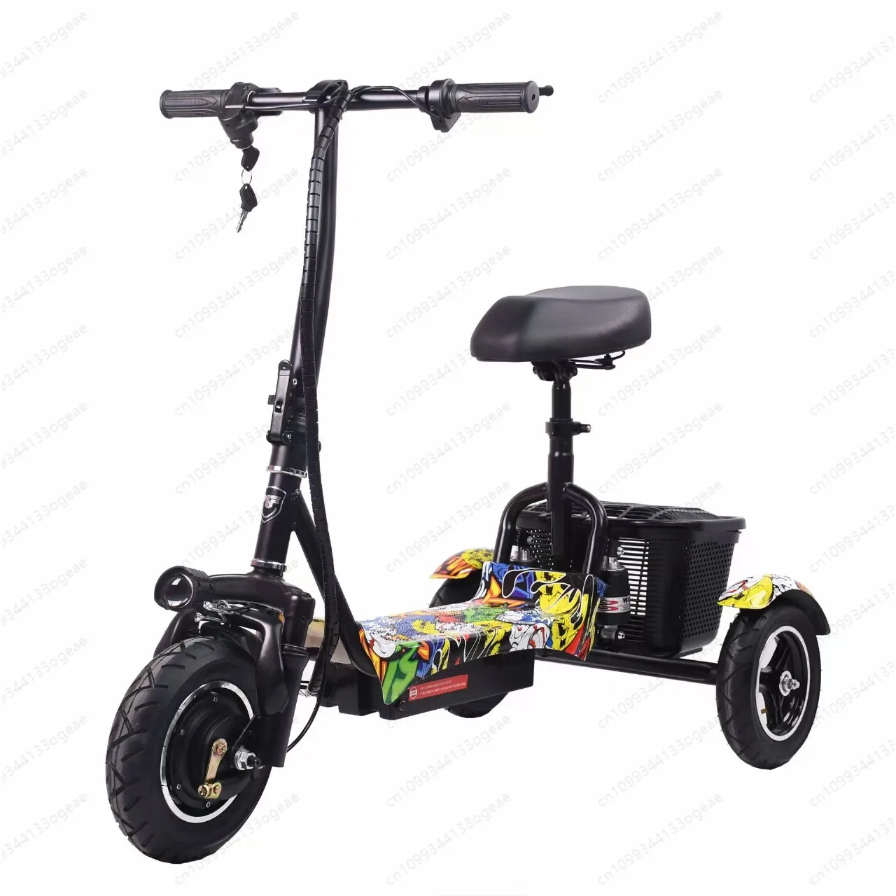 New Foldable Lithium Battery Electric Tricycle Adult Household