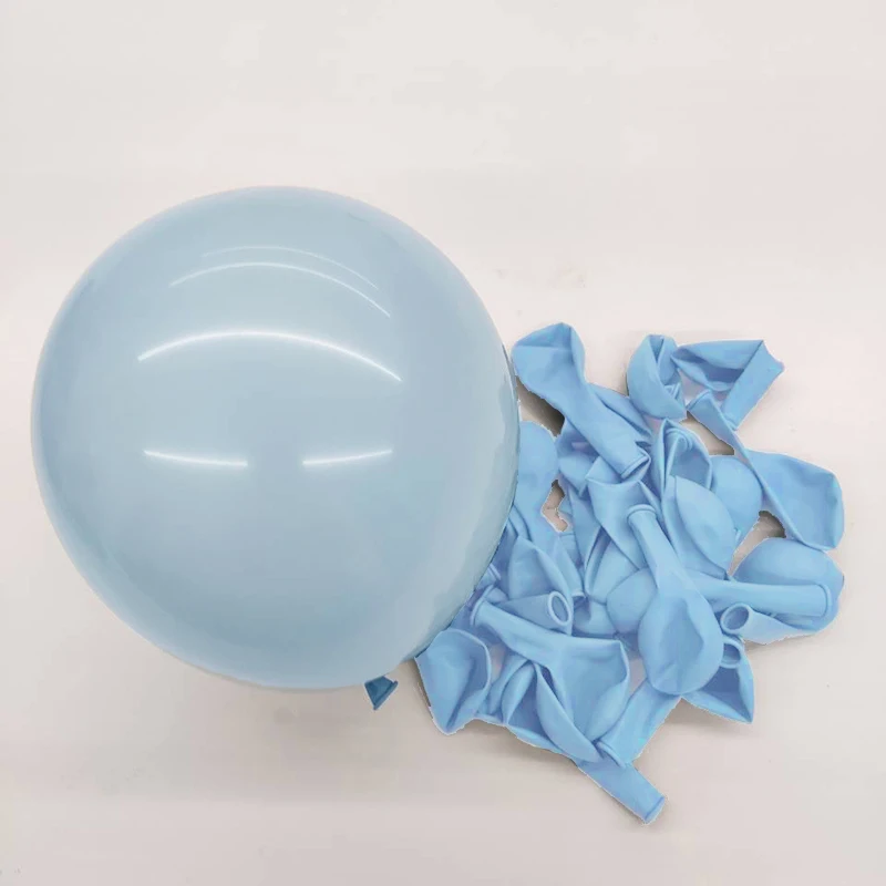 18/12/10/5inch Blue Balloons Matte Dusty Blue Latex Ballon Pastel Blue Ballons Baby Shower Birtnday Party Decor Supplies