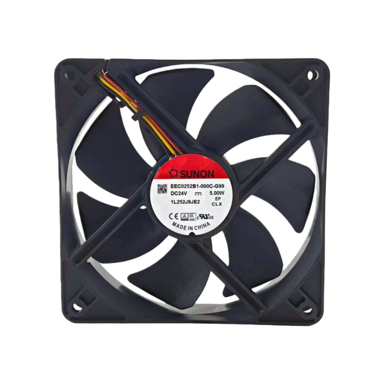 

for SUNON EEC0252B1-000C-G99 120x120x25mm DC24V Cooling Fan, 108.2CFM 3100RPM 5W High Airflow for Industrial Equipment, Server