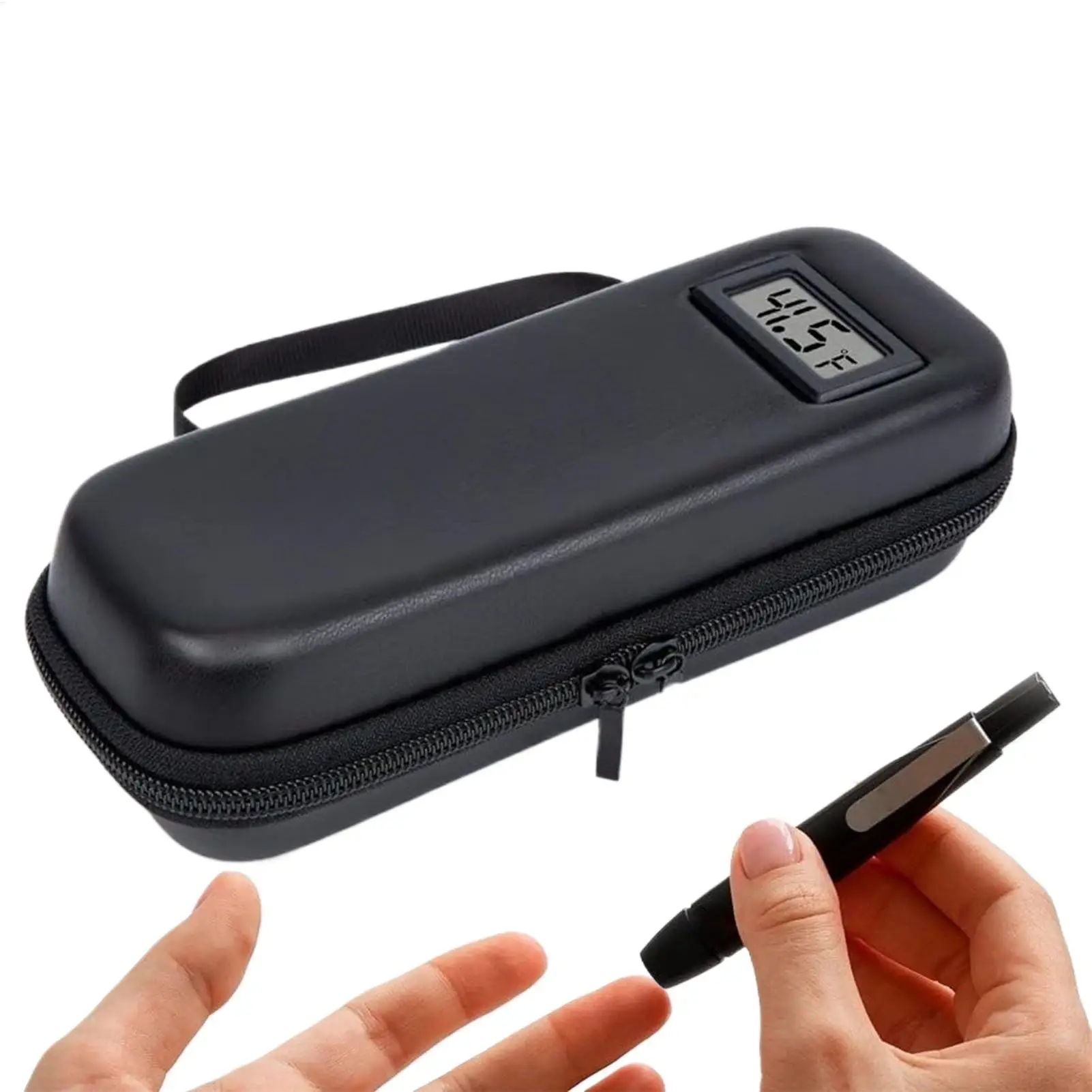 Insulins Cooler Travel Case With Temperature Display Refrigerated Medicines Travel Bags Trip Medication Container