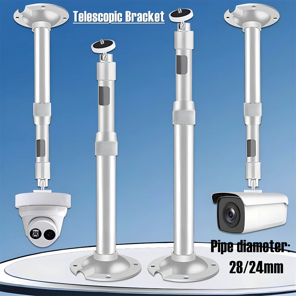 Security Surveillance Camera Ceiling Mount Bracket Adjustable Wall Mount Projector Holder Stand 20-40cm 30-60cm 40-80cm 60-120cm