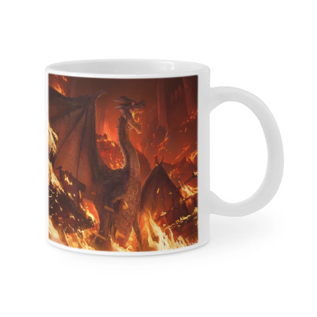 Monster-Hunter Ceramics Coffee Mugs Tea Cup Milk Cups Gifts Drinkware Coffeeware