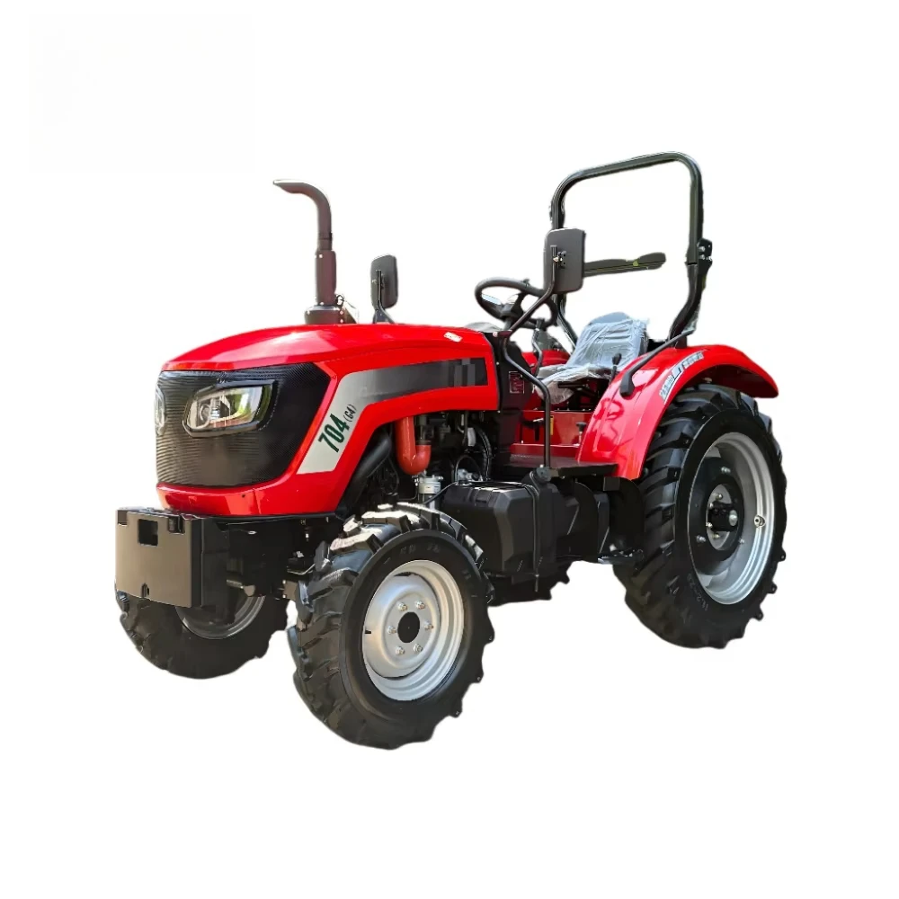 704 China 4X4 4WD Diesel 50HP 70HP Compact Mini Tractor for Farm Garden  Agricultural