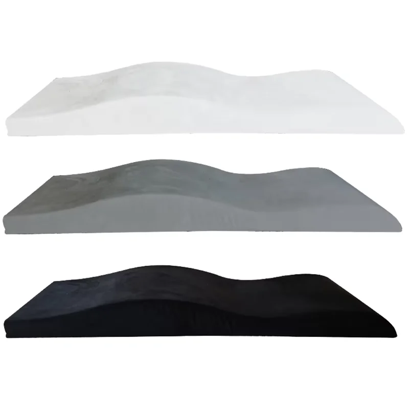 

Factory Custom Beauty Salon Ergonomic Massage Table Topper High Density Curved Eyelash Bed Foam Cushion