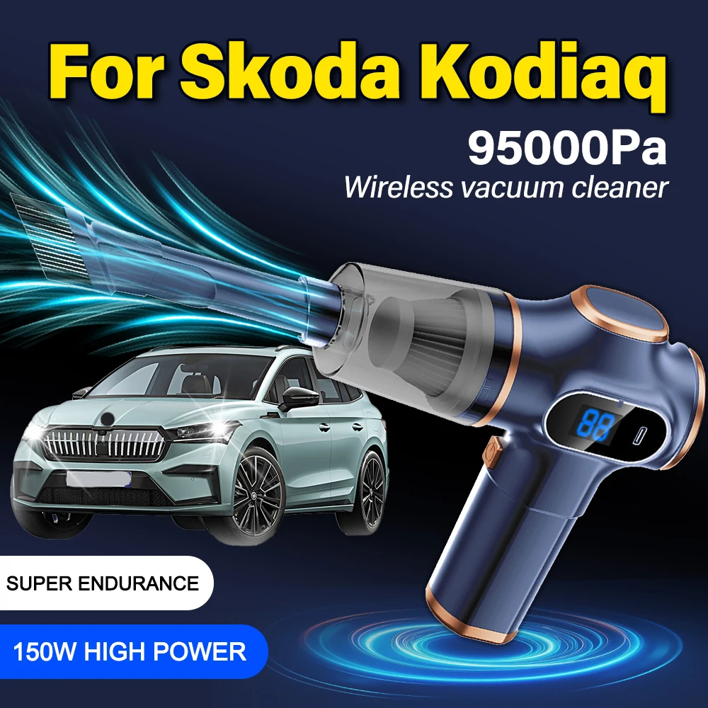 

Large Suction 1 Set Car Mounted Vacuum Cleaner High-power Dual-Purpose Vacuum Cleaner Cleaning Tool For Skoda Kodiaq