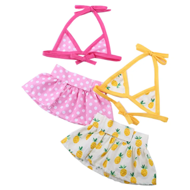 Summer Dog Clothing Pet Bikini Set Pet Funny Swimwear Teddy Beach Puppet Cat Clothes for Dogs Dress Skirts