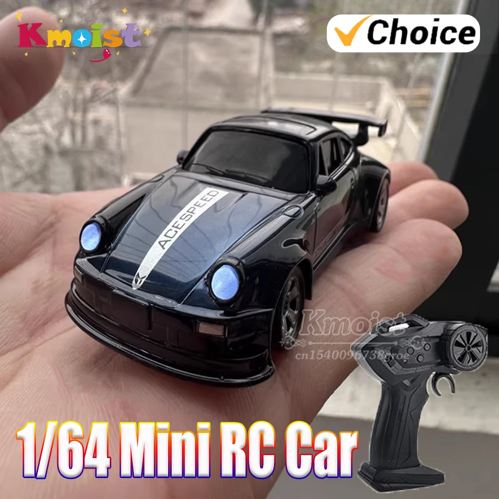 Desktop Mini RC Auto 1/64 4WD Drift Autos 2,4G 15 km/h Racing High Speed Fernbedienung Fahrzeug Spielzeug für Jungen Kinder Weihnachten Geschenke