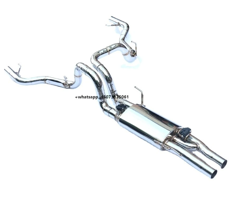 

Car Exhaust Pipe Muffler for F-150 2013-2019 Stainless Steel 304/Titanium 2-4 Inch Aggressive Carbon Fiber Tips