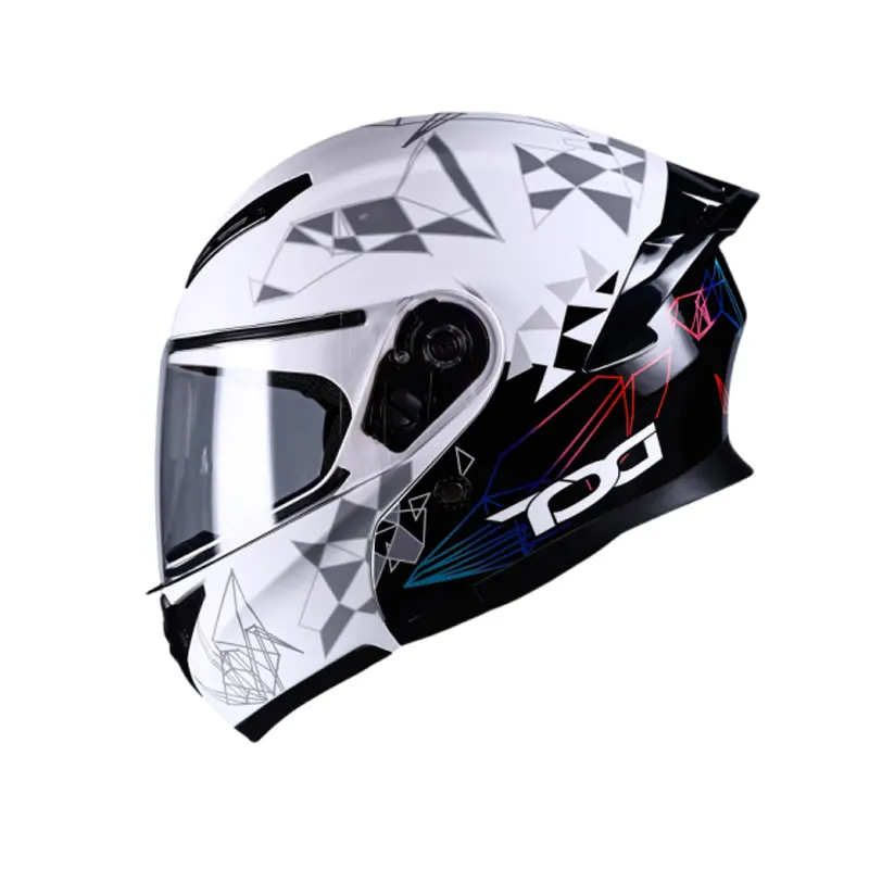 

China 3C certified flip-top helmet wdual lens helmet motorcycle helmet full face helmets downhill racing helmets motorfiets helm