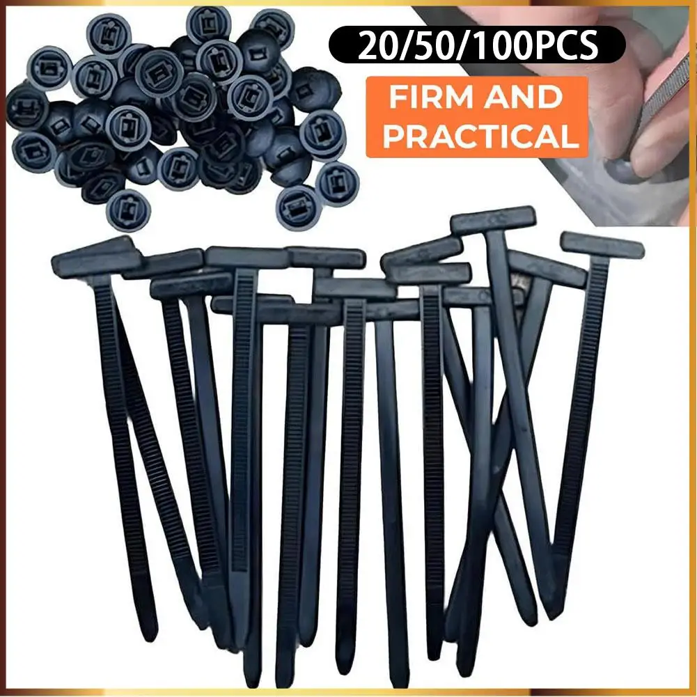 Universal Cable Tie Multipurpose Nylon Cable Zip Ties Self-Locking Heavy Duty Non-slip Zip Ties Buckle for Car Daily Repair
