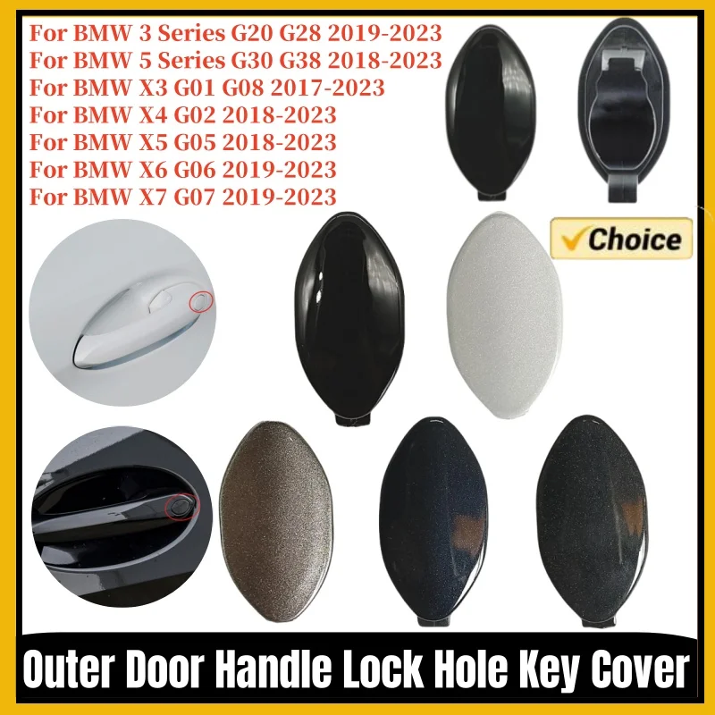 Door Handle Lock Key Hole Cap Front Left 51217489341 for BMW 3 Series 5 Series G20 G28 G30 G38