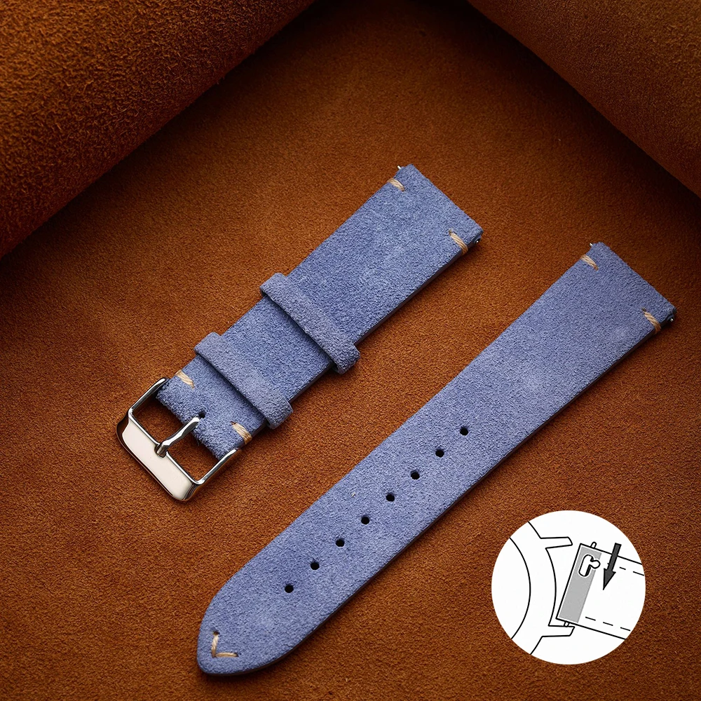 Soft Suede Strap Wristband Watch Bands