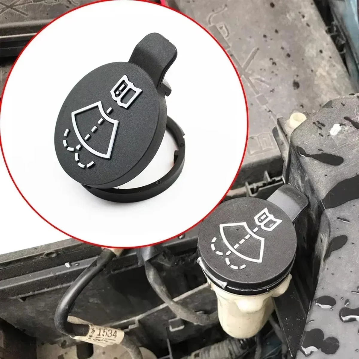 1/2/5/10 قطعة مناسبة لشروليه بويك كاديلاك غطاء خزان الوقود ممسحة زجاج السيارة الأمامي تنظيف غطاء خزان السوائل 13227300 #6