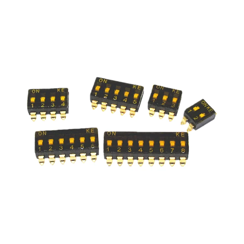 SMD braided KE dip switch 1.27MM 2.54MM 1P/2P/3P/4P/5P/6P/8P/10P positions