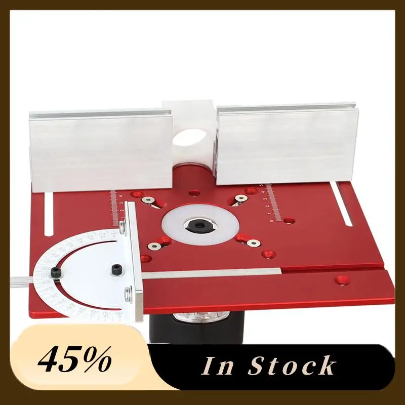 Aluminum Router Table Insert Plate Jigs Router Table Multifunctional Trimmer Engraving Machine