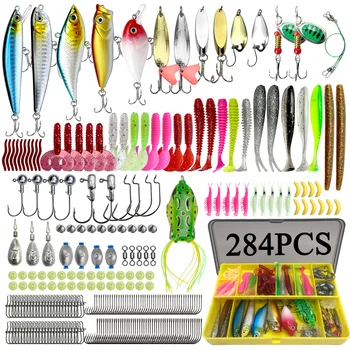 78/122/284pcs Fishing Lures Kit 1