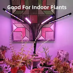 1pcs plant growth light, 3/9/12h timer, 3 lamp modes, adjustable brightness, indoor LED plant growth light