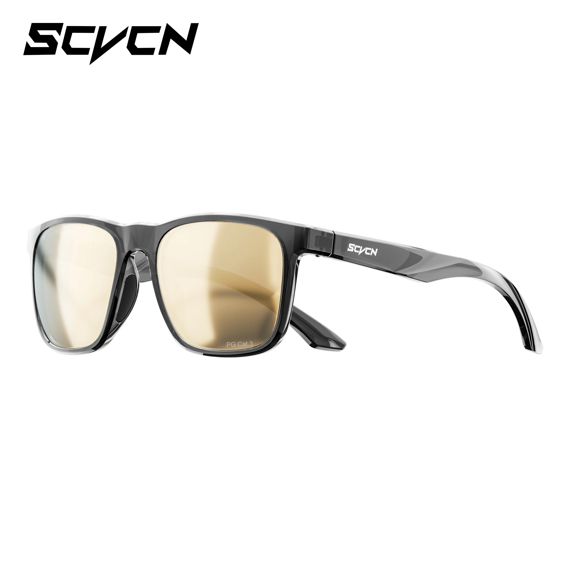 SCVCN Polarisierte Wanderbrille Angelbrille Fahrradbrille Modische UV400 Fahrradbrille für Herren MTB Sport Fahrradbrille Outdoor