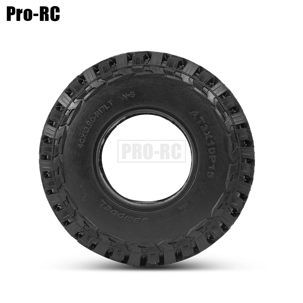 Pneus de roda de borracha para RC Crawler Car, 1:10 Axial SCX10 II, 90046, TF2, Tamiya, CC01, Traxxas, TRX4, TRX6, 1.9 ", 110mm, 4 peças