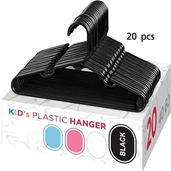 Set of 20 - Children's Plastic Hangers,Baby Hangers - For Boys and Girls Wardrobe, Clothing, Pants, Coat
