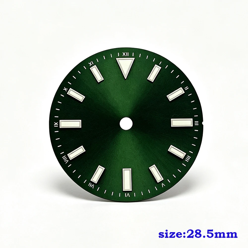 28.5mm NH35 Men's Watch Dial Sun Pattern Dial DIY Watch Dial Suitable for NH35 Movement Watch Mod Accessories