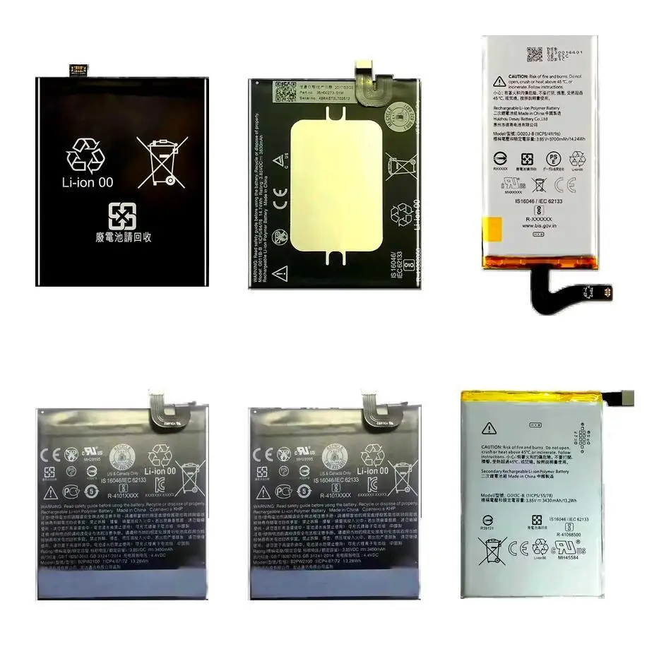 G020J-B G011B-B G020A-B 3430-3830mAh HTC 구글 픽셀 3A 3XL 2 3 4 XL X Xlnexus M1 G-2Pw2100 휴대폰 배터리
