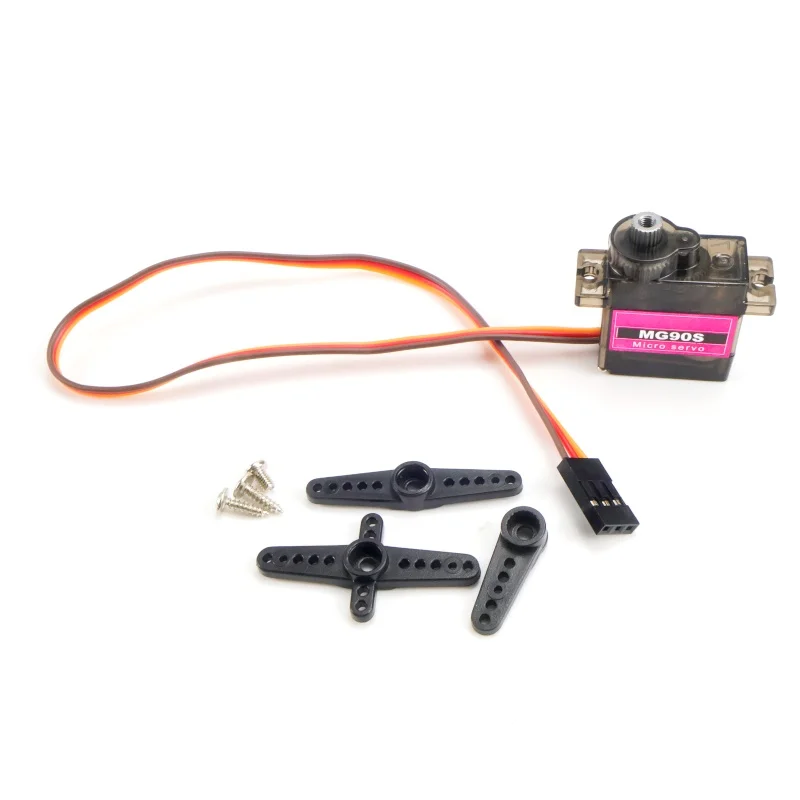 QY 5/10 Stück MG90S Ganzmetallgetriebe 9g Servo SG90 Verbesserte Version für Rc Hubschrauber Flugzeug Boot Auto MG90 9G Trex 450 RC Roboter