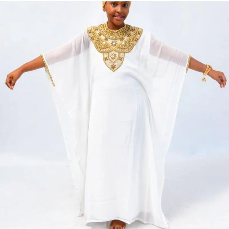 White Dress Special Royal Girl Dress Children's Dreese Kaftan Children's Islamic