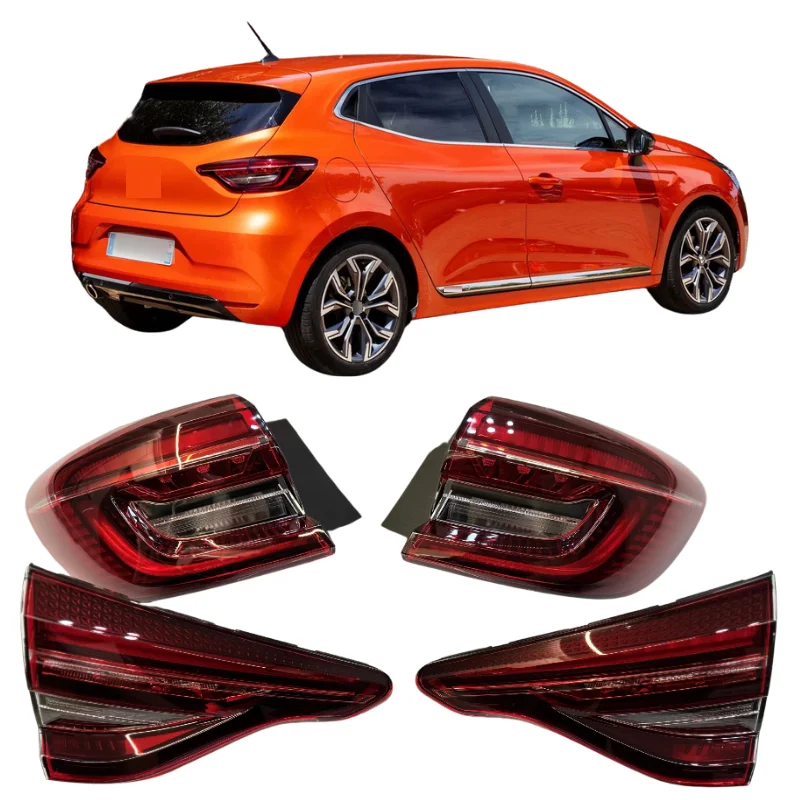 Direct Fit Rear Tail Brake Stop Lights For Renault Clio V (5) 2021-2023 – Waterproof LED – OEM 265551550R / 265509761R