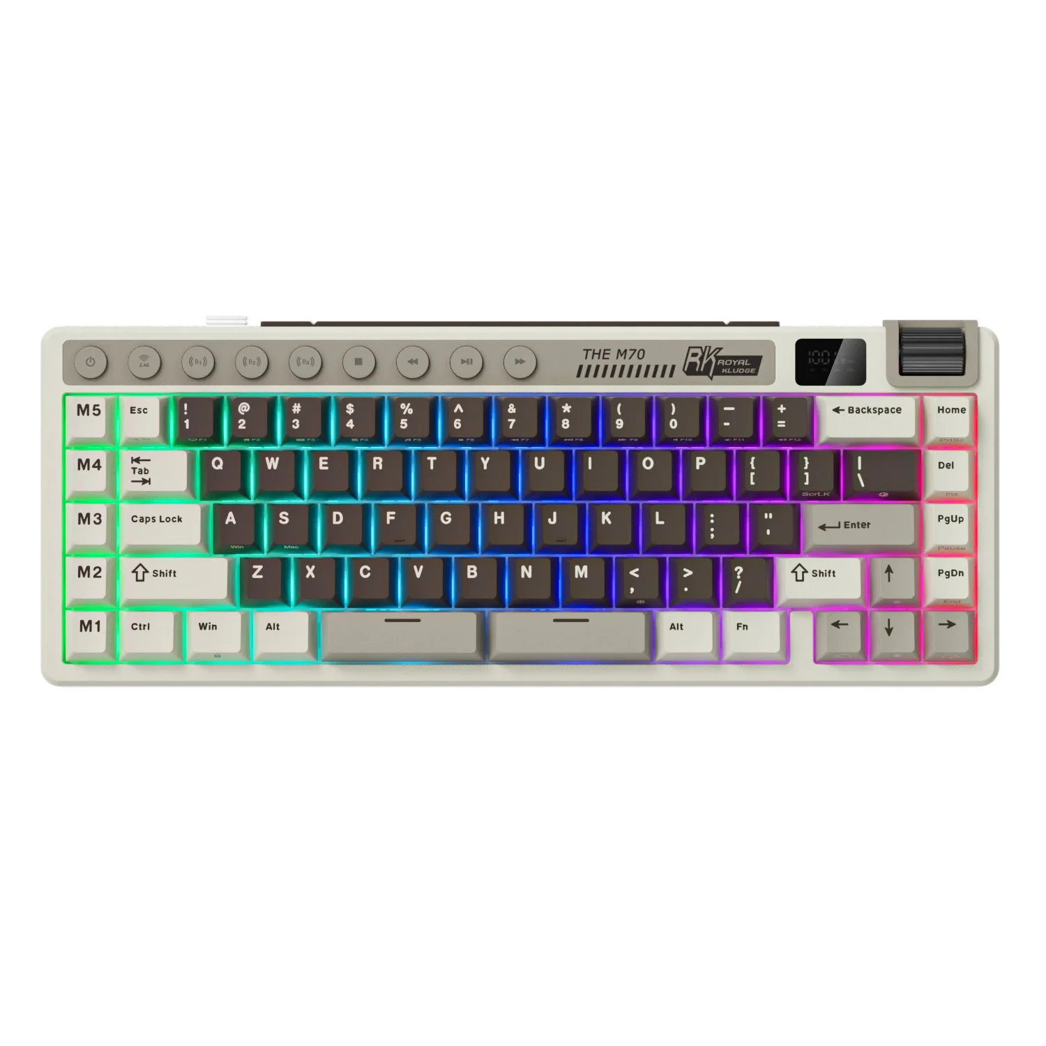 RK ROYAL KLUDGE M70 Customization Keys Gaming Keyboard Gasket