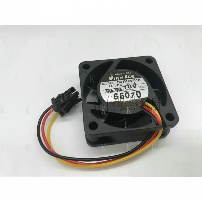 C FOR D43M24-01A replace for NIDEC Inverter cooling fan DC24V 50mA 3pin