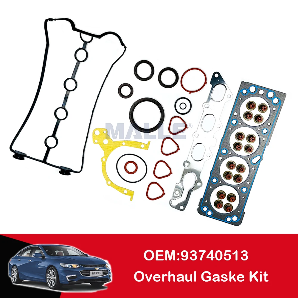 

Engine Complete Overhaul Rebuilding Gasket Kit For CHEVROLET OPTRA DAEWOO NUBIRA LACETTI 1.4 1.6 L91 93740513 Auto Accessories