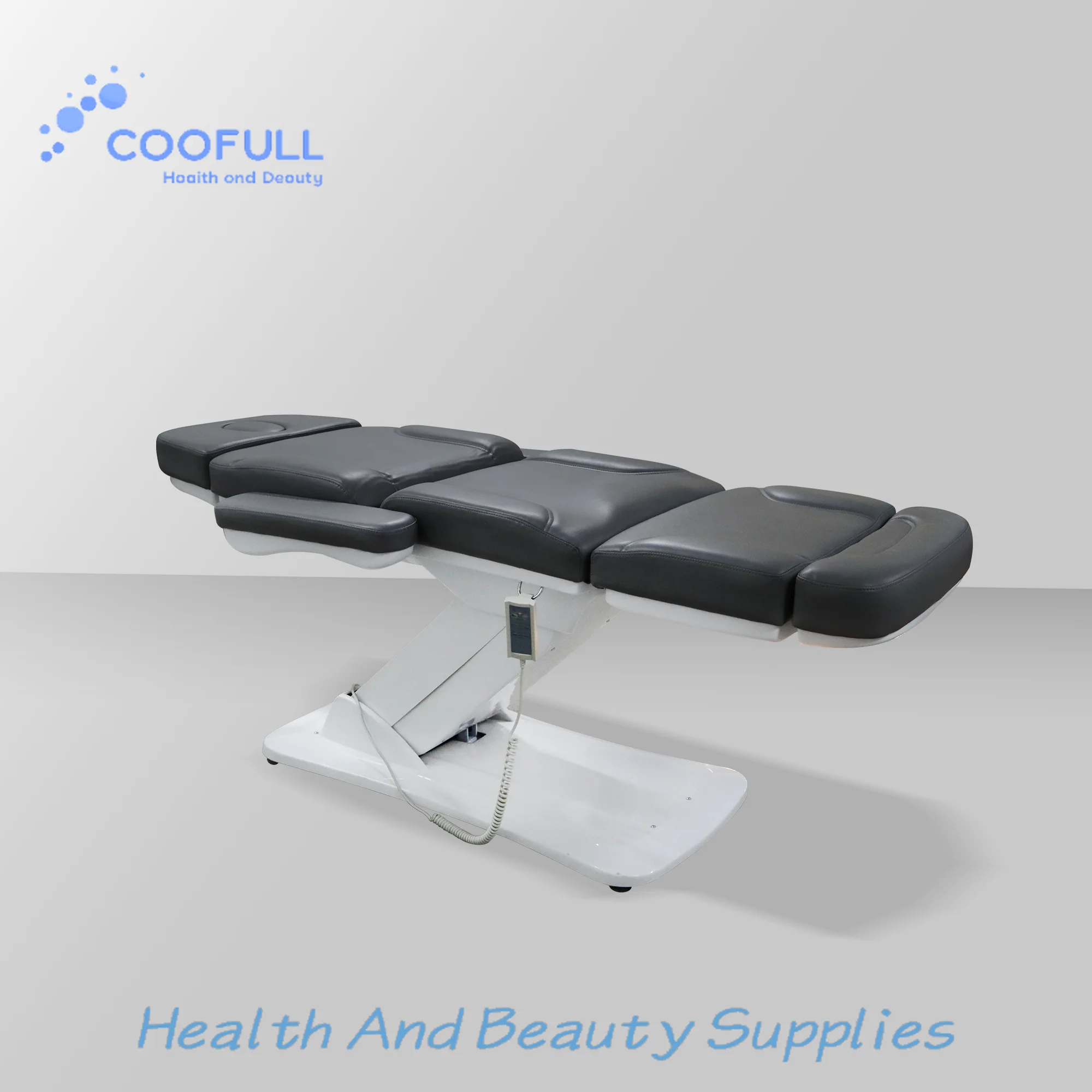 Coofull Therapy Bed Commercial CE Certified 250kg Load Capacity Electric Beauty Salon Bed Massage Spa Table