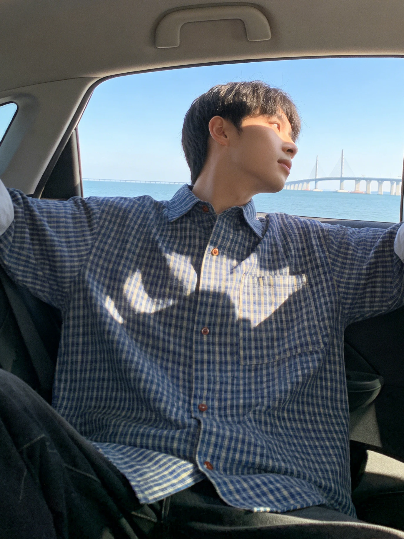 

American College Sle Long Sve Men's irt Spring Heavyweight Casual Collar Jaet Loose Teenage irt Ci Walk Running